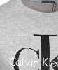 T-shirt koszulka Calvin Klein Jeans męska z okrągłym dekoldem szara
